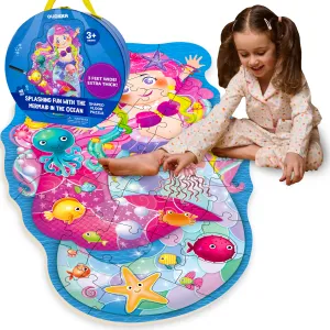 2x3 FT Shaped Giant Puzzles for Kids Ages 3-6 | Mermaid