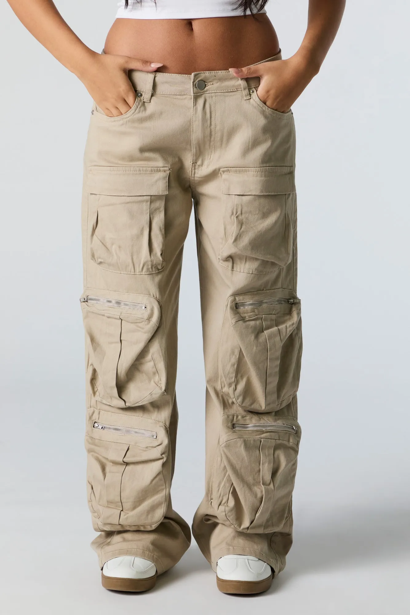 6 Pocket Straight Leg Cargo Pant