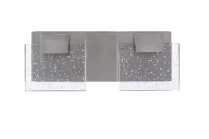 Alamere LED Vanity in Brushed Polished Nickel