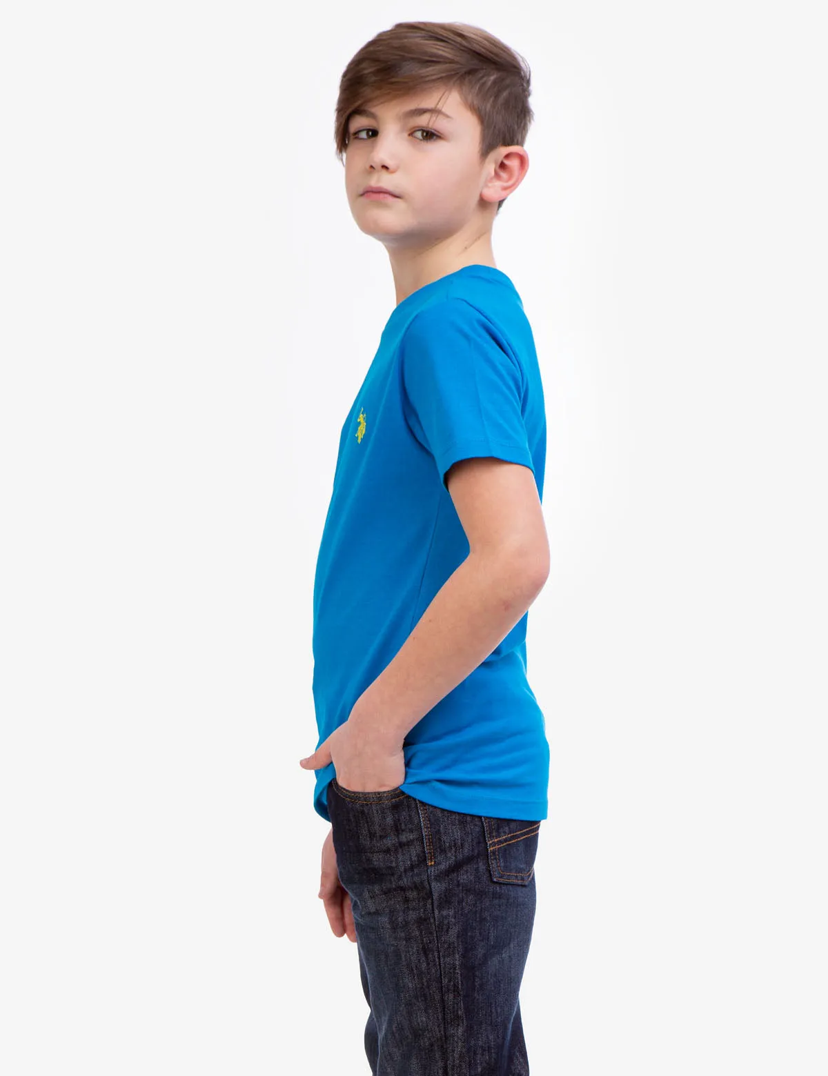 BOYS BASIC CREW NECK T-SHIRT