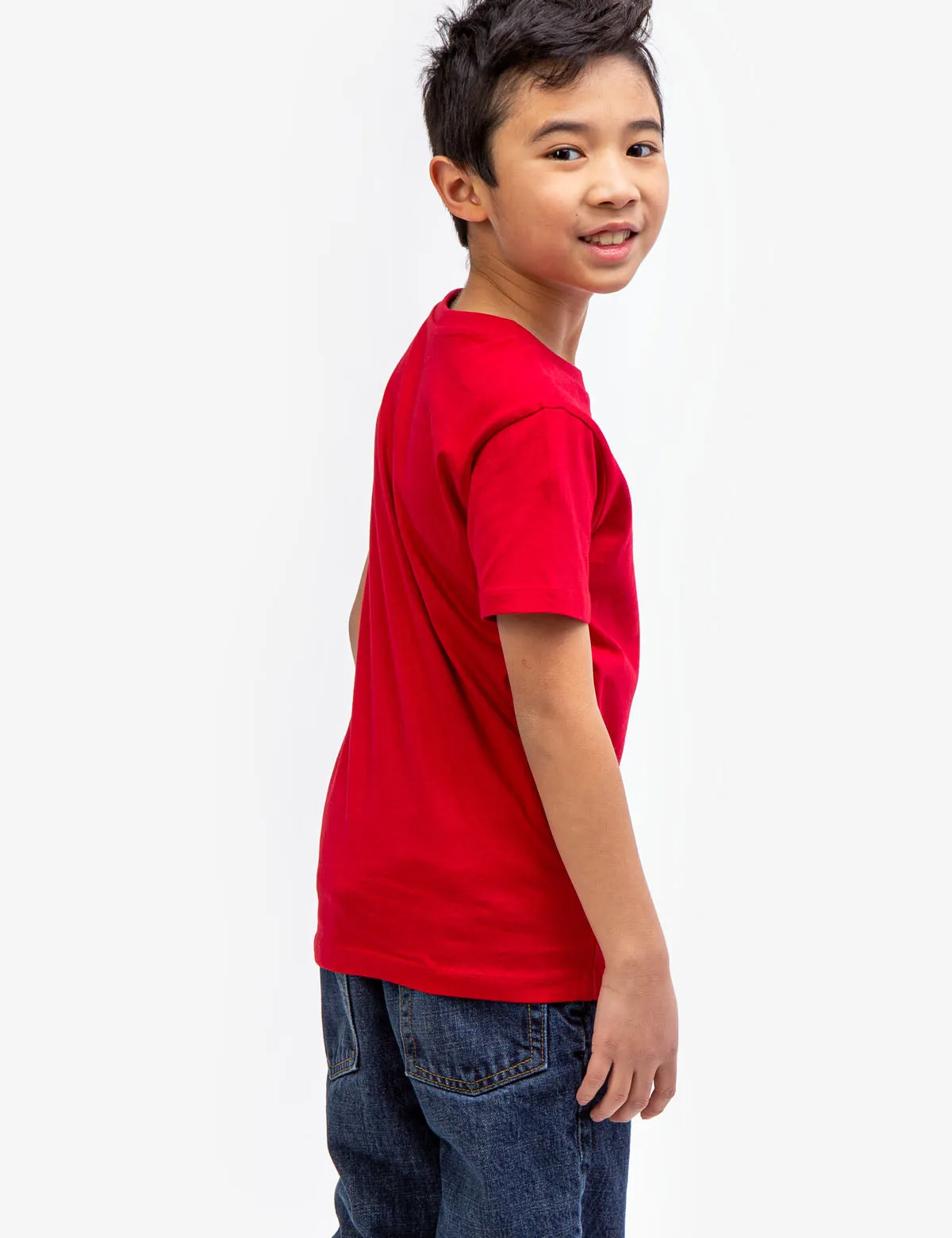 BOYS BASIC CREW NECK T-SHIRT