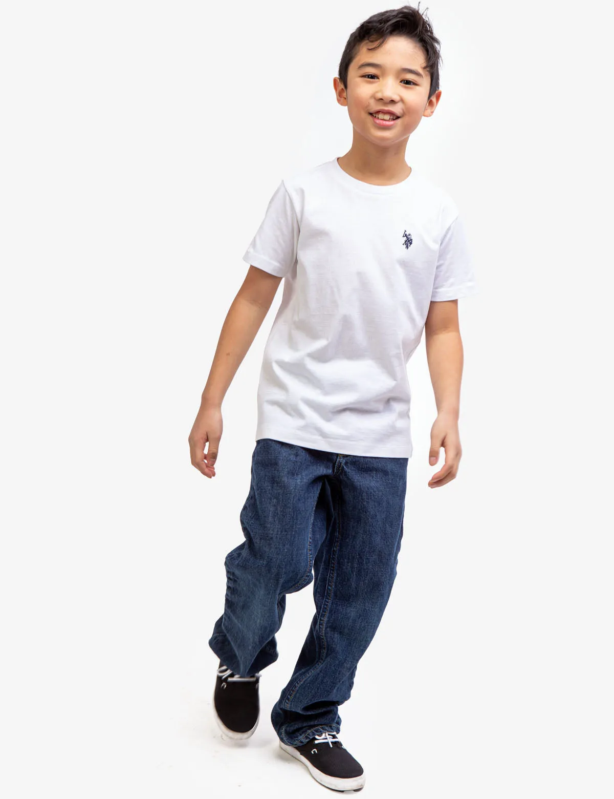 BOYS BASIC CREW NECK T-SHIRT