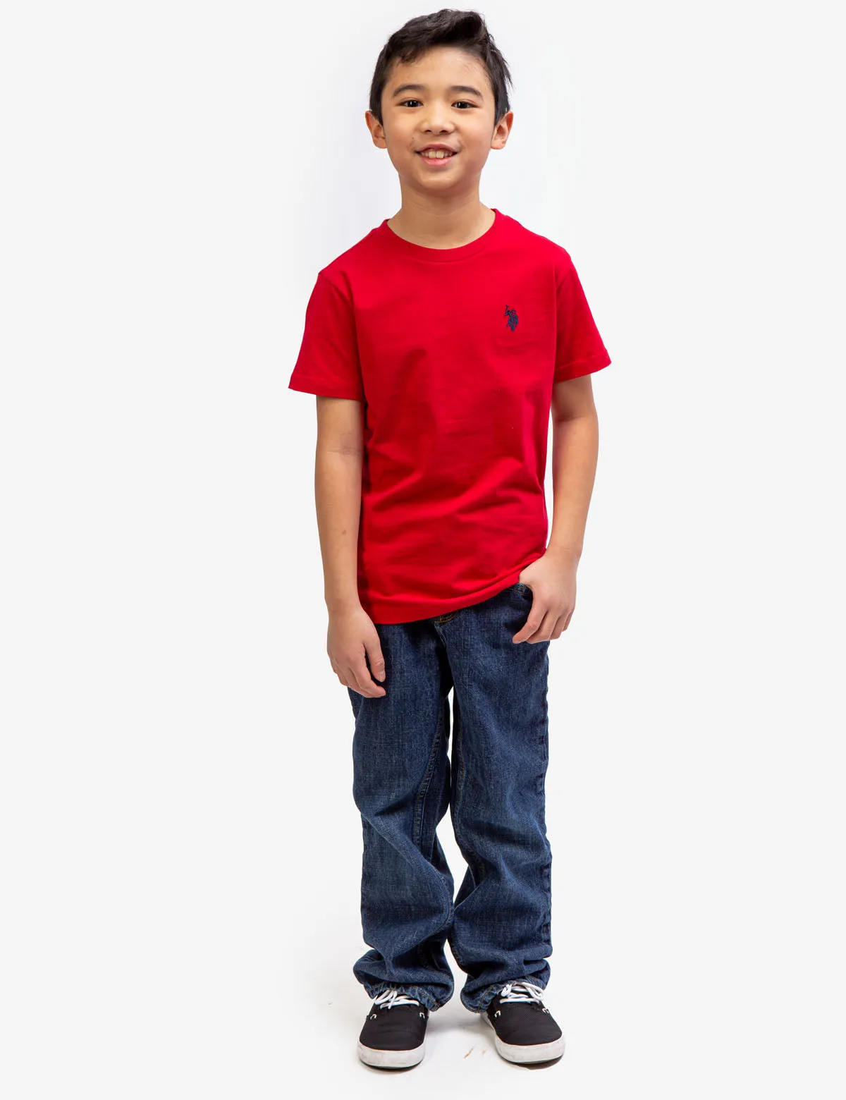 BOYS BASIC CREW NECK T-SHIRT