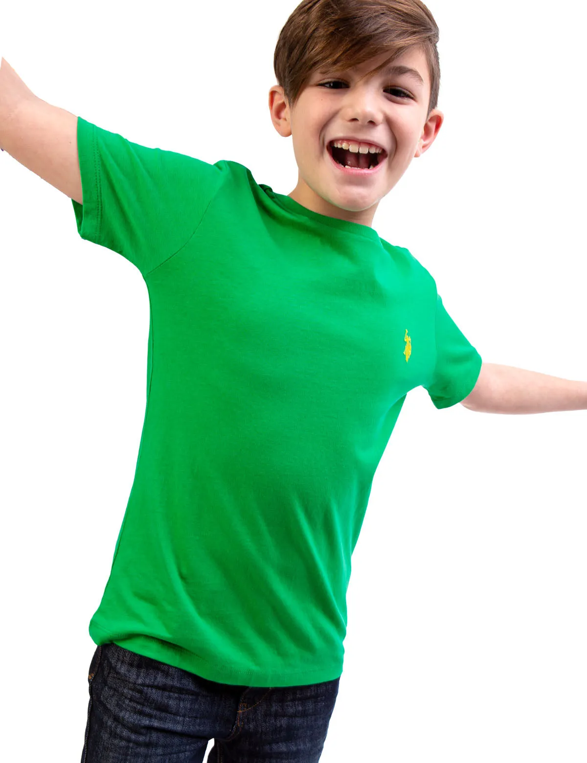 BOYS BASIC CREW NECK T-SHIRT