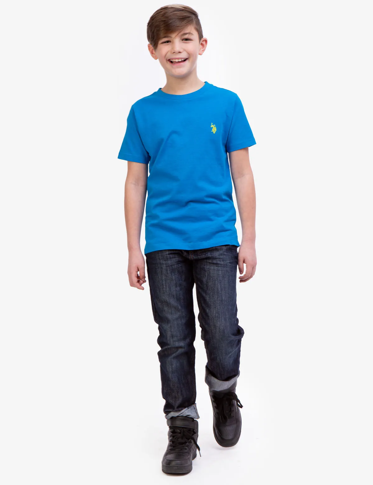 BOYS BASIC CREW NECK T-SHIRT