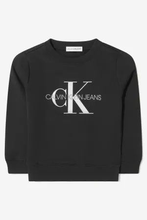 Calvin Klein Unisex Cotton Monogram Logo Sweatshirt