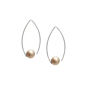 Champagne Inverted Sphere Earring