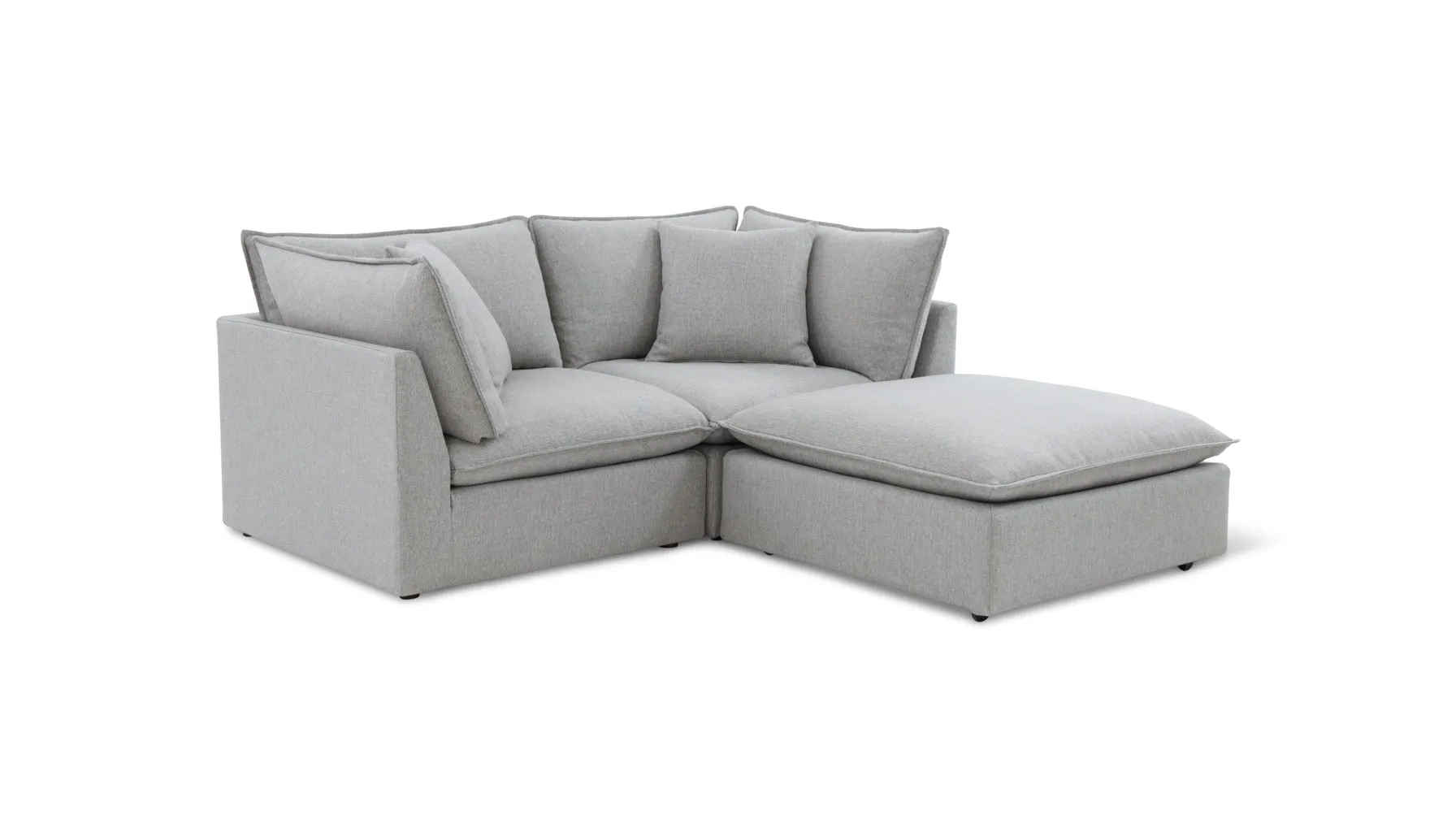 Chill Time 3-Piece Modular Sectional, Heather