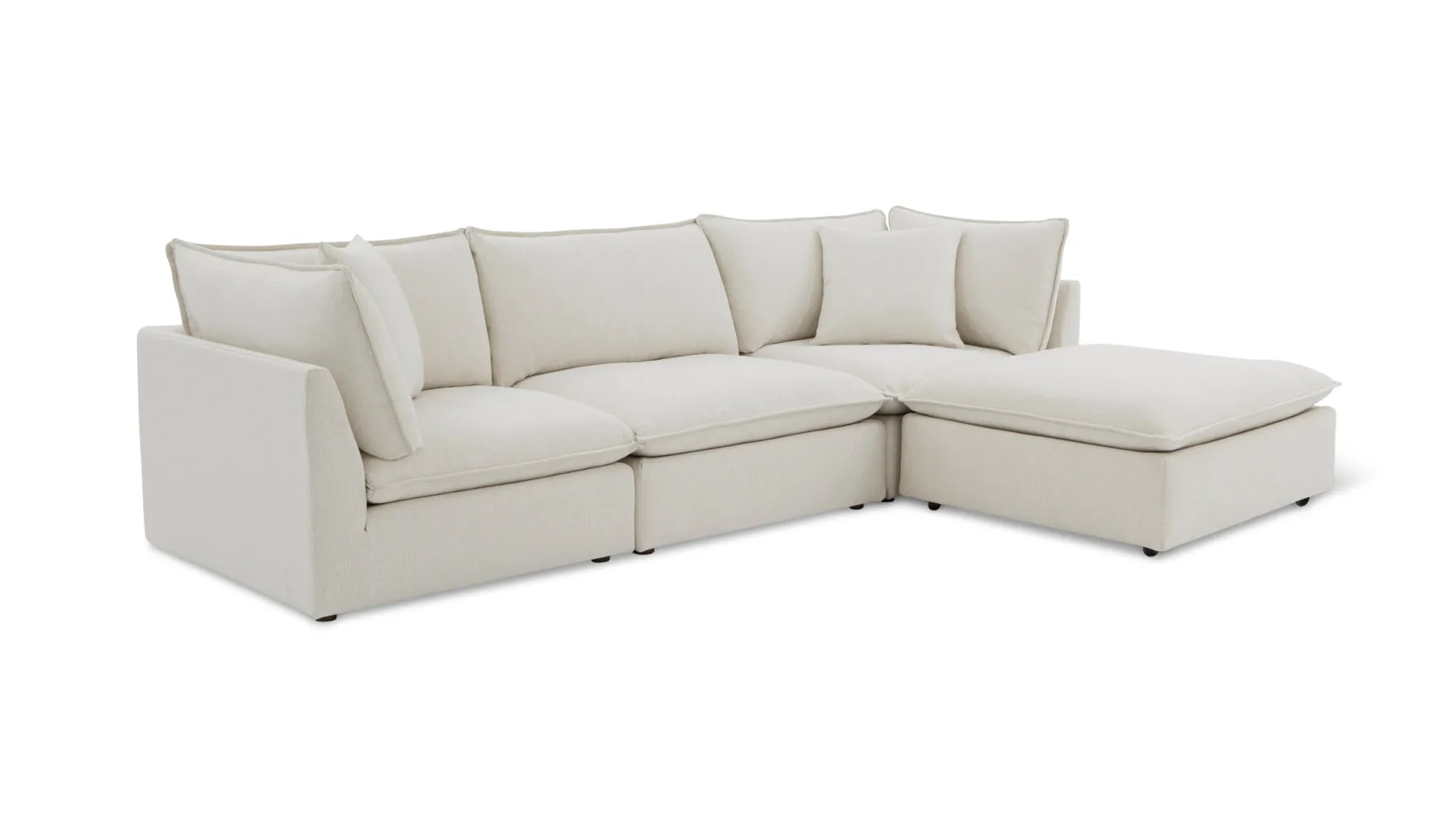 Chill Time 4-Piece Modular Sectional, Birch