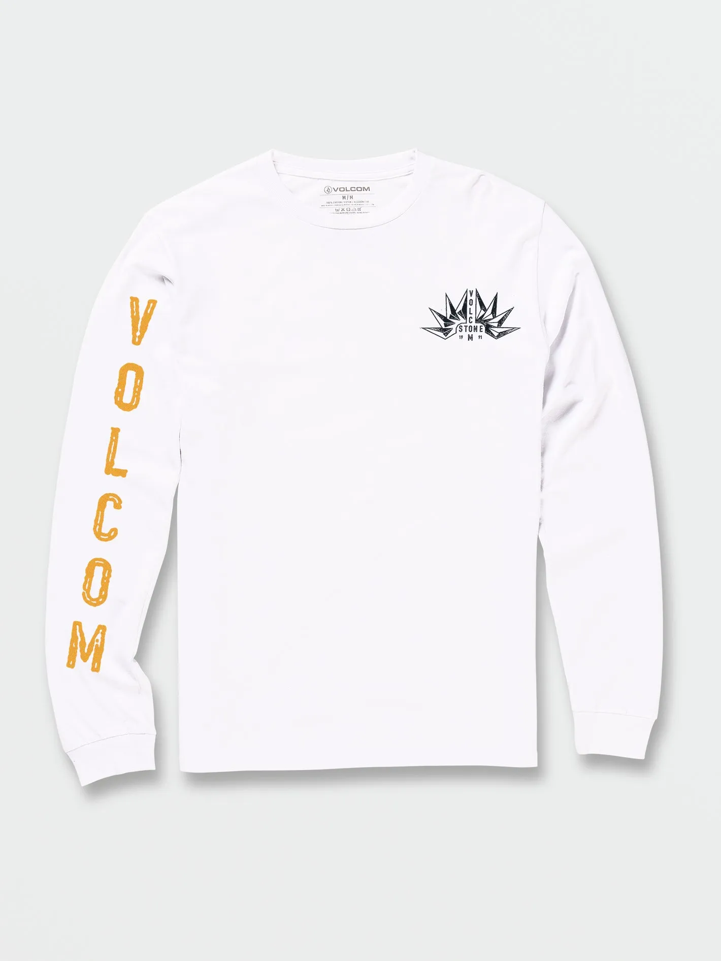 Folden Long Sleeve Tee - White