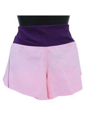 Landmark Girls Teens Dolphin Shorts - Light Pink- Purple