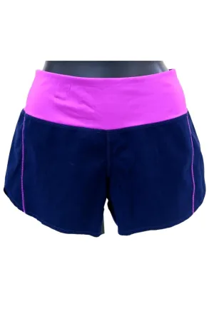 Landmark Girls Teens Dolphin Shorts - Navy- Magenta