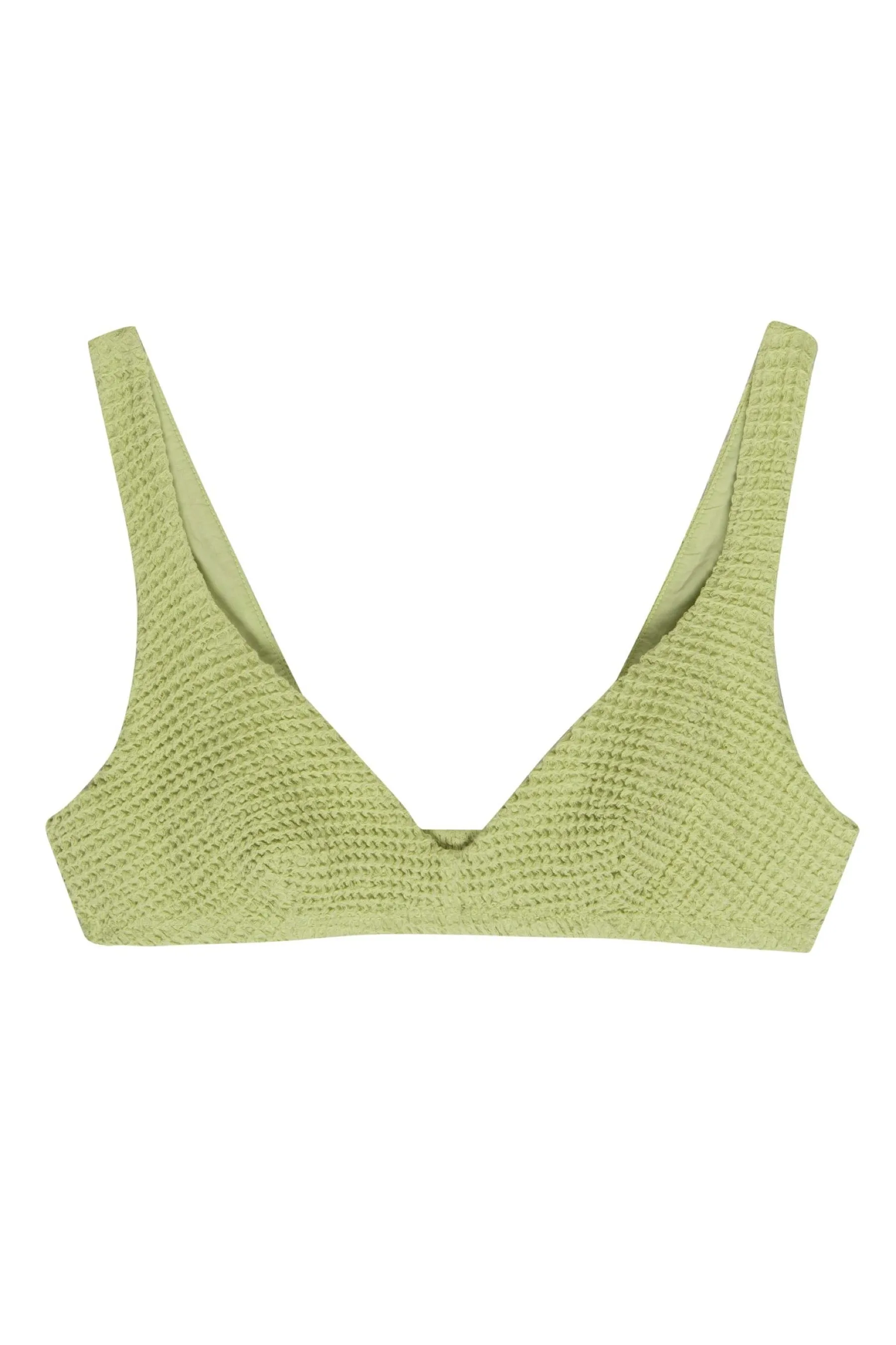 Lime Waffle Bralette