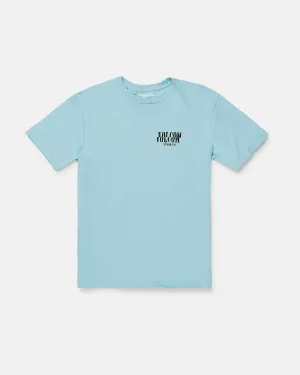 Little Boys Scrambled Channel Short Sleeve Tee - Sea Blue