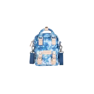 Macaroon Tiny Tie-dye Series Steel Blue Crossbody Bag