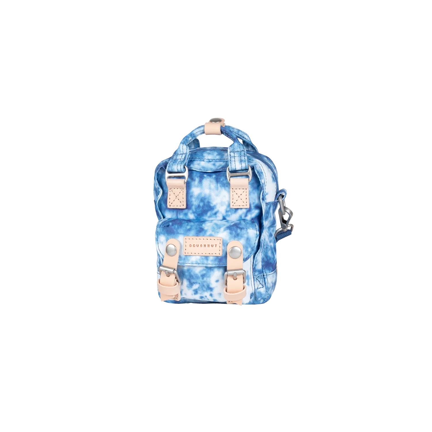 Macaroon Tiny Tie-dye Series Steel Blue Crossbody Bag