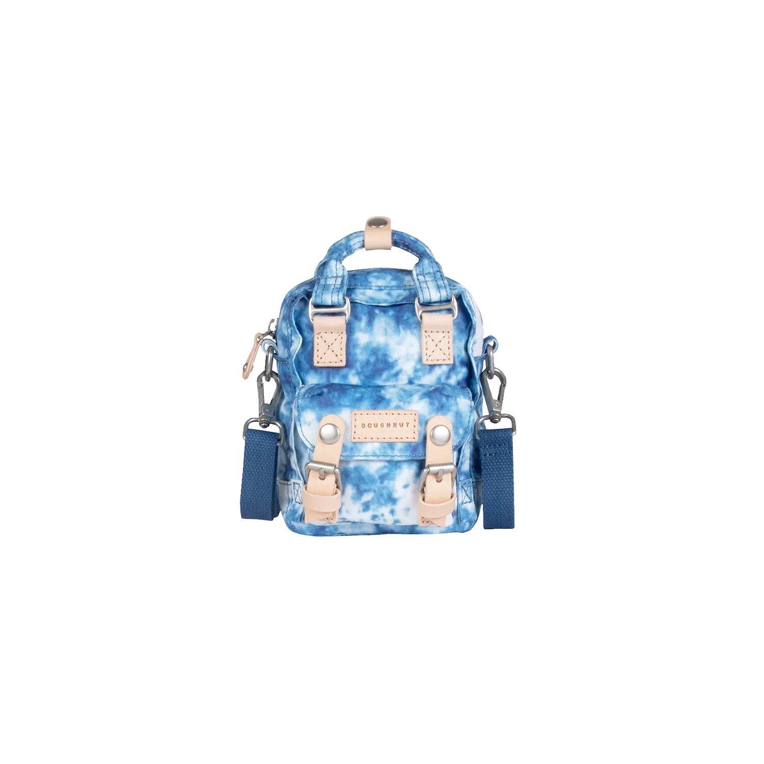 Macaroon Tiny Tie-dye Series Steel Blue Crossbody Bag