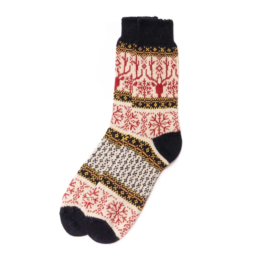 Men's Wool Fair Isle Socks