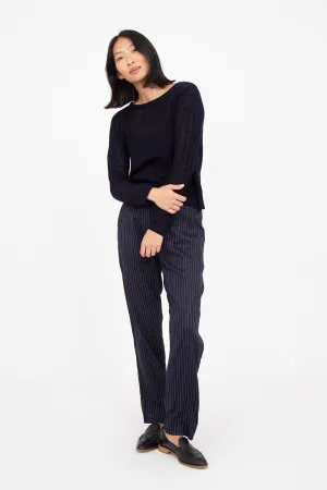 M.PATMOS Lou Pant - Midnight Stripe