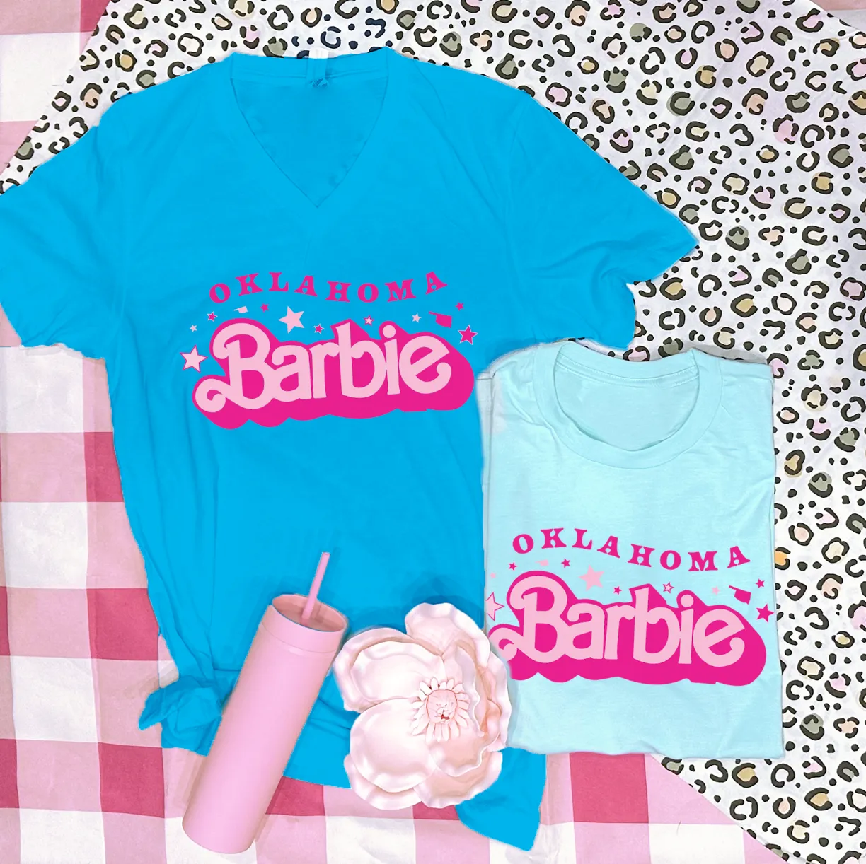 OKLAHOMA: Oklahoma Barbie! (BASIC VNECK or CREW NECK)