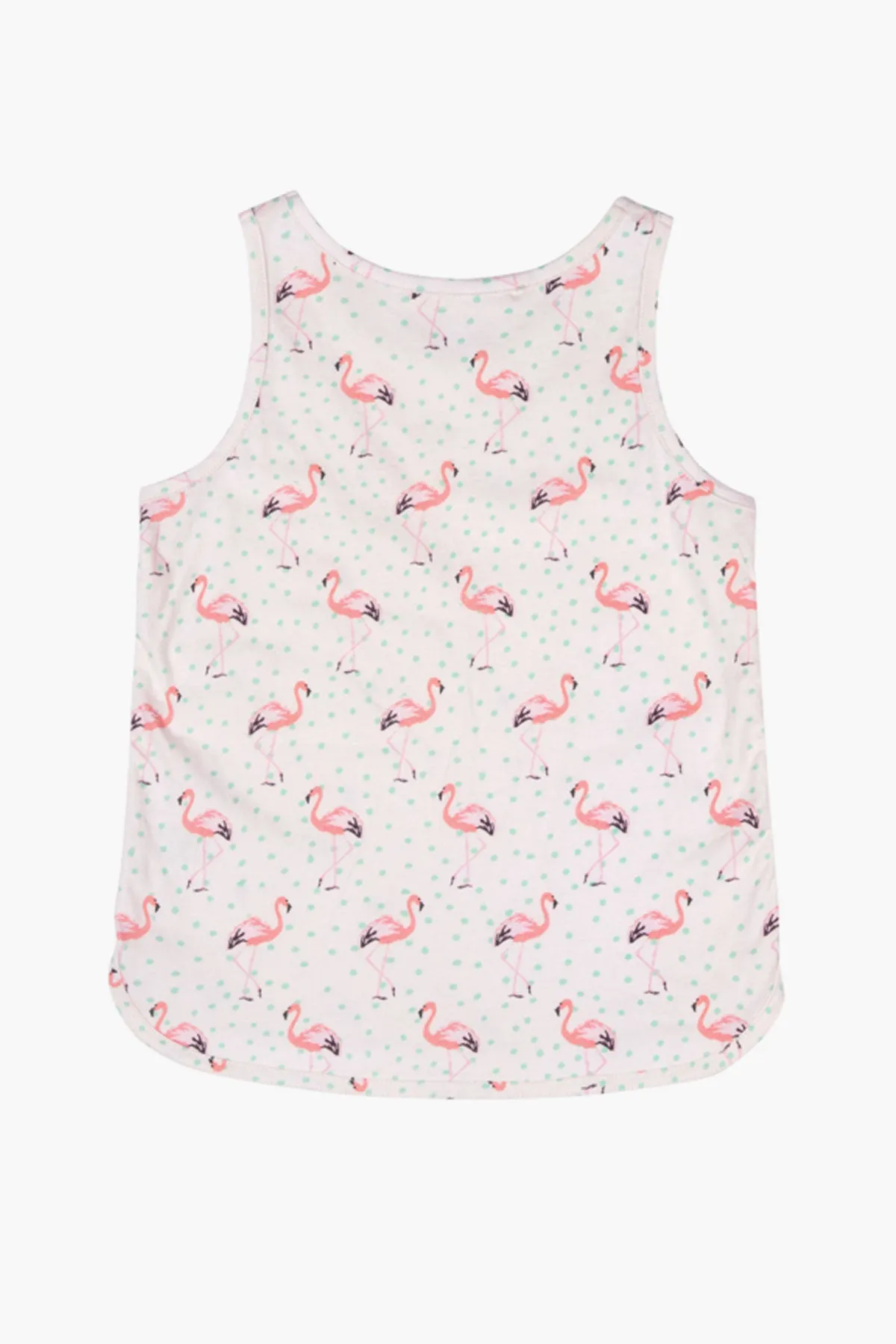 Paper Wings Flamingos Girls Top (Size 2 left)