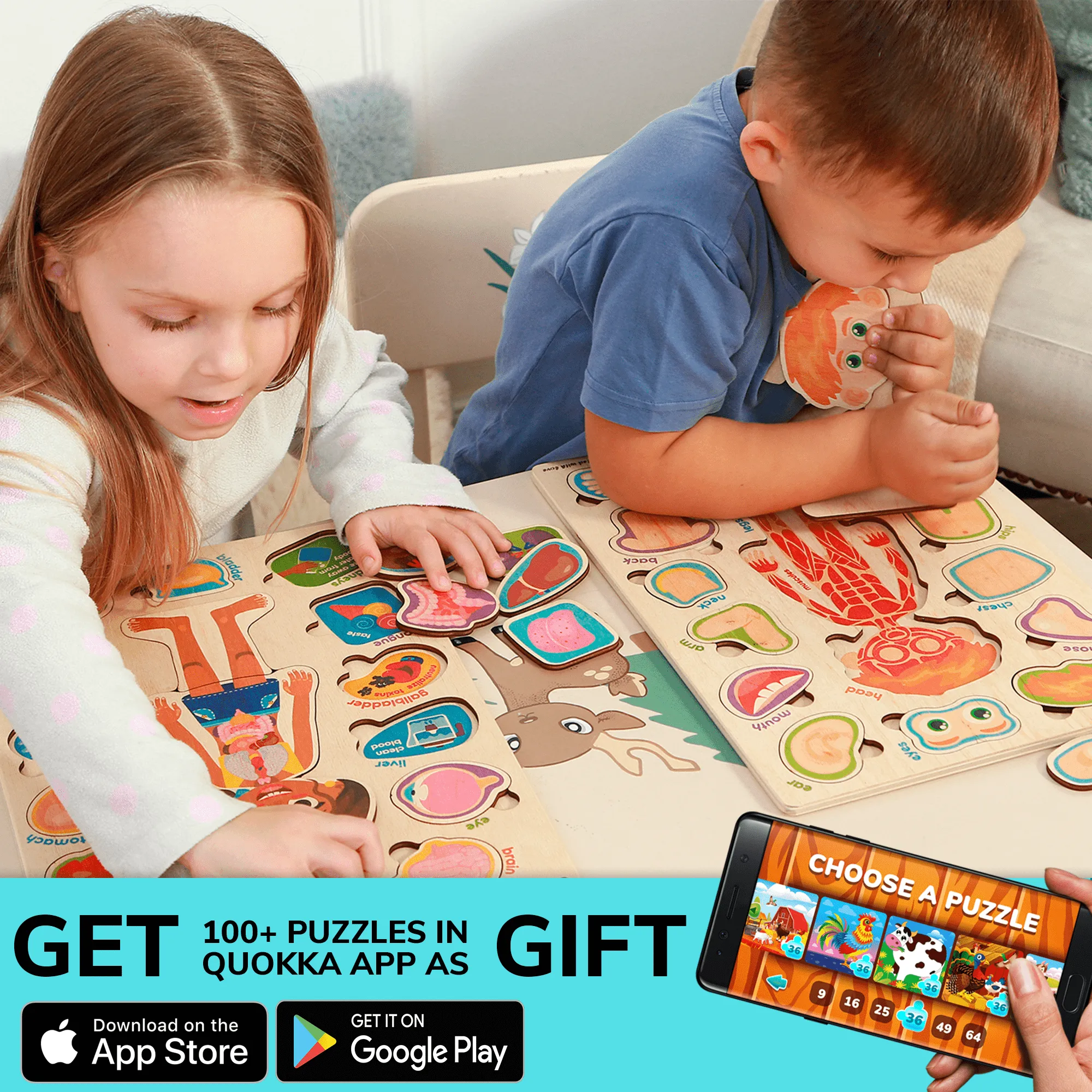 Puzzles for Toddlers Games Our Body Parts