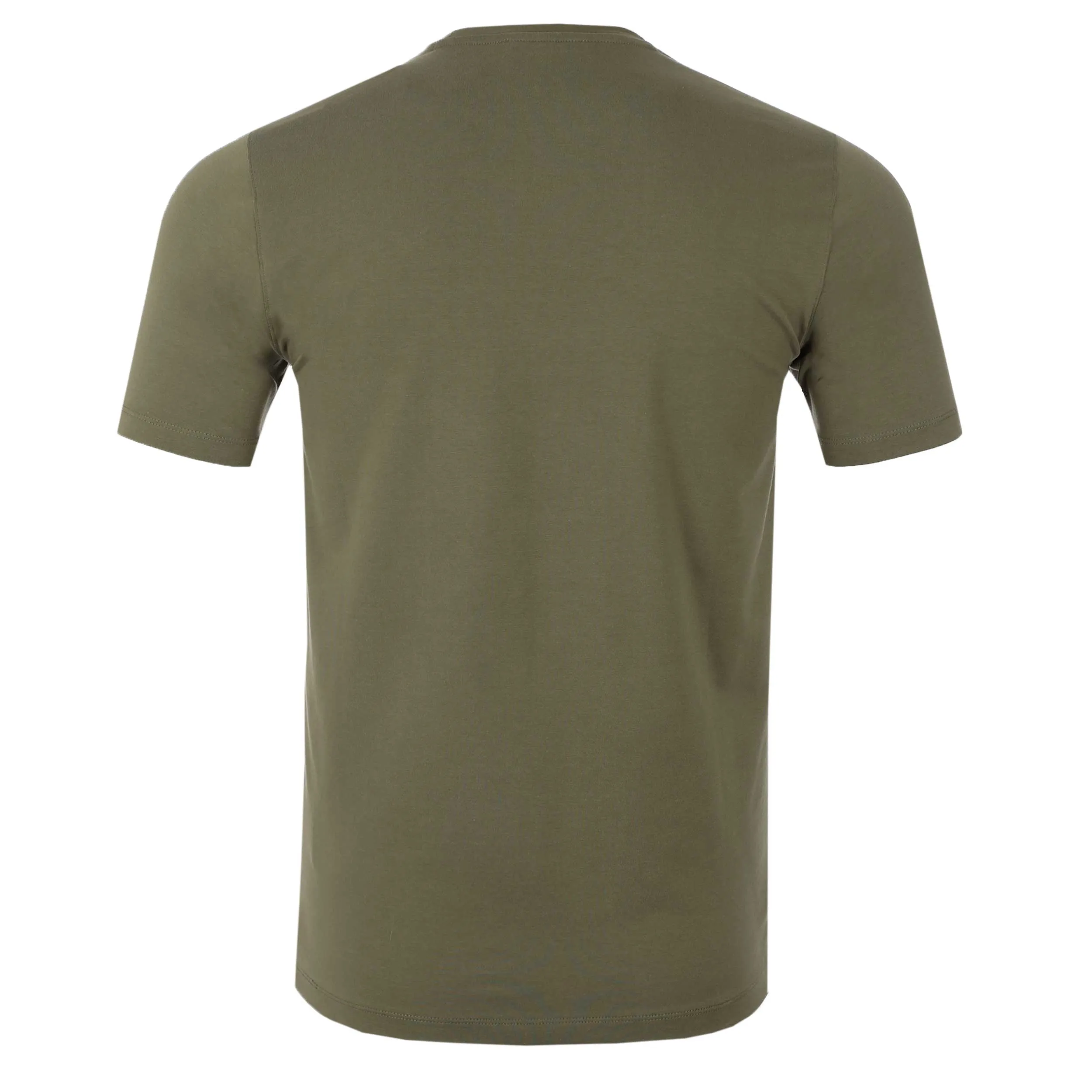 Remus Uomo Basic Crew Neck T Shirt in Olive