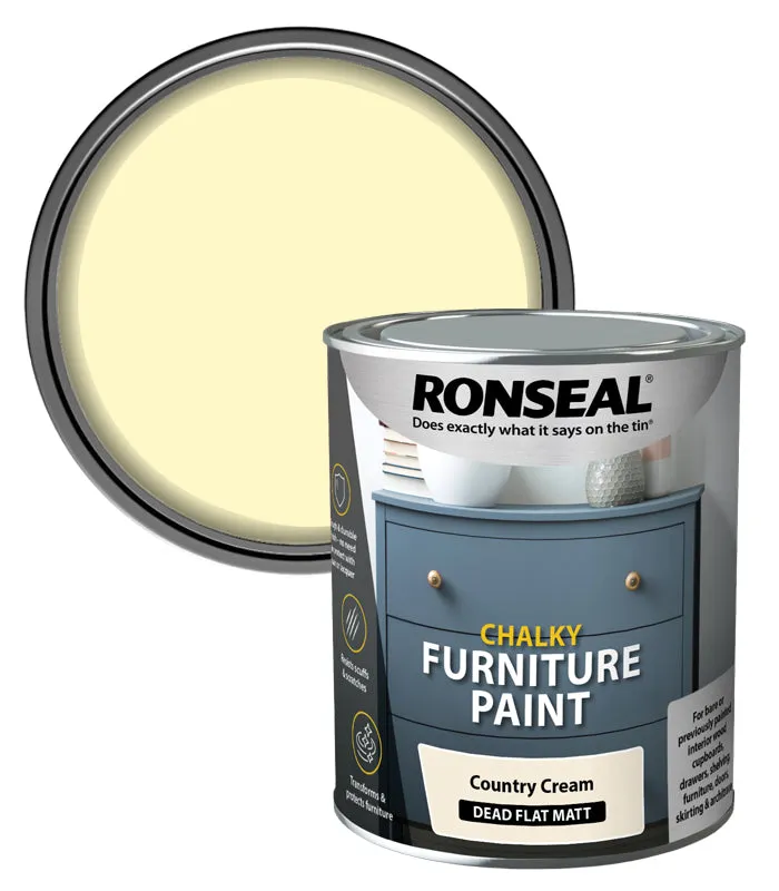 Ronseal Chalky Furniture Paint - 750ml