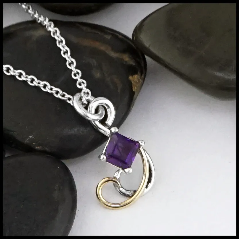 Simple Amethyst Pendant