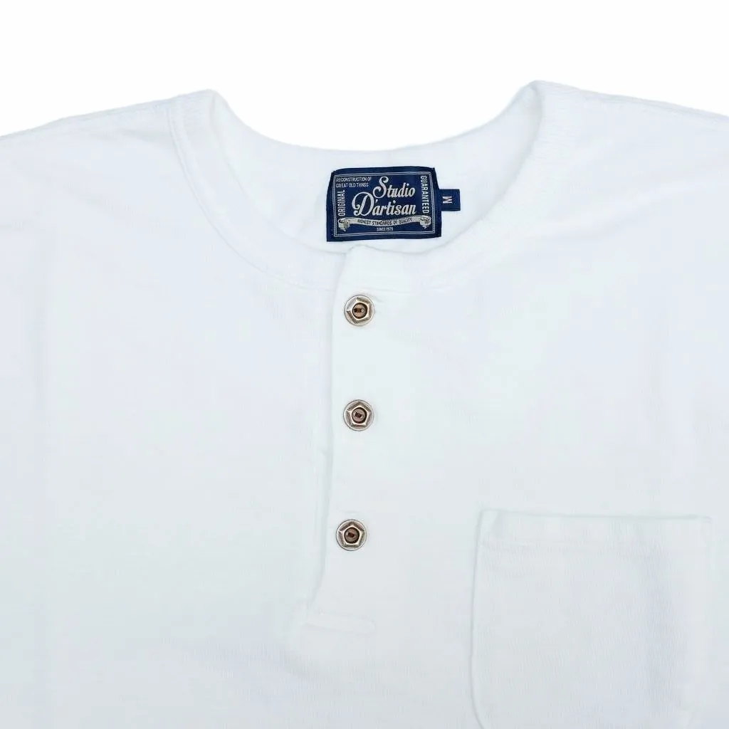 Studio D'Artisan Suvin Gold Henley (White)