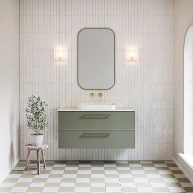 Timberline Henley Kent Wall Hung Vanity With Above Counter Basin