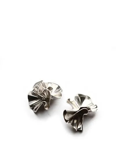 Tiro Tiro Florea Earrings (Silver or Brass)