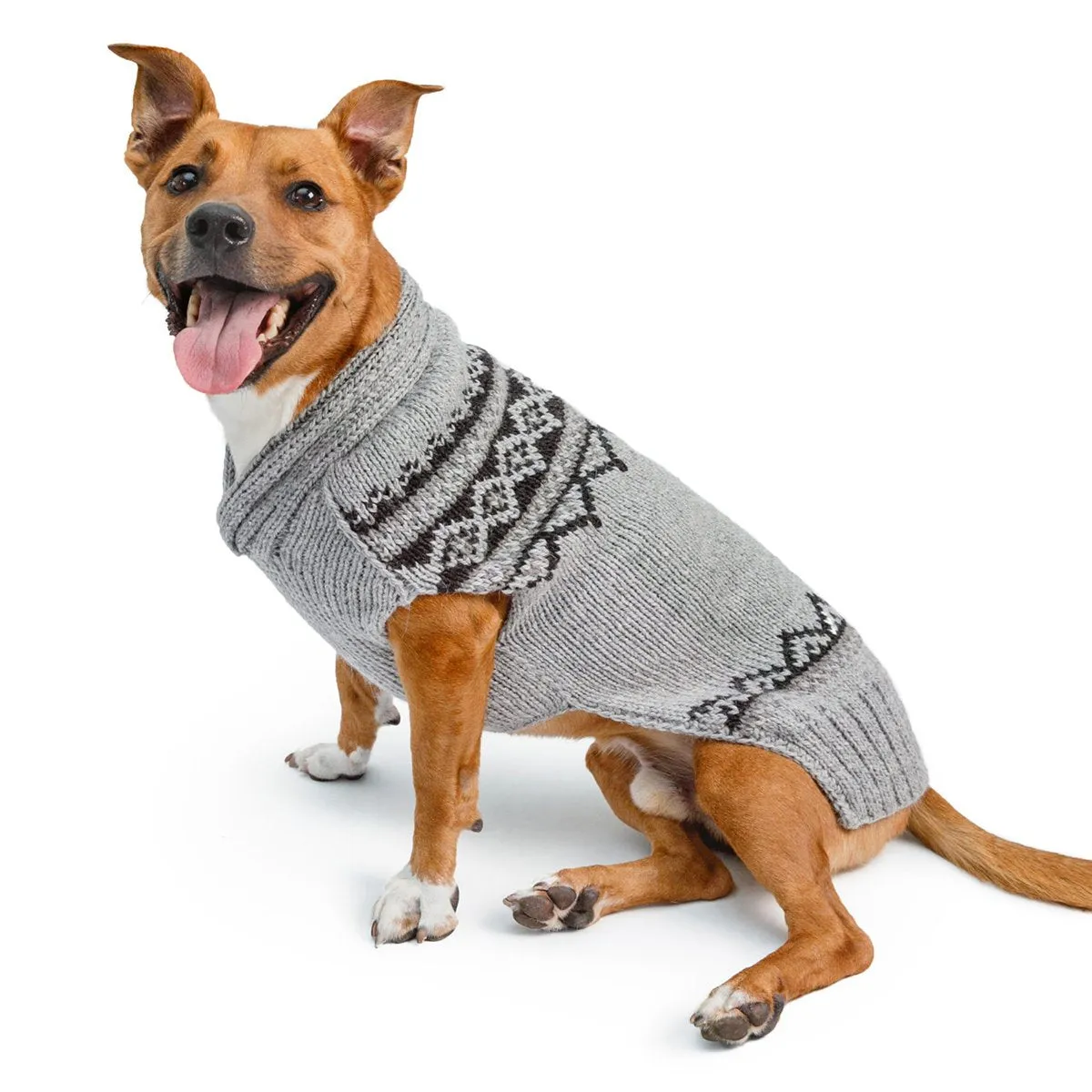 Wyatt Smokey Alpaca Shawl Dog Sweater